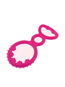 Non-Toxic Rubber Dog Chew Bone Toy (Multicolor, Pack of 3)