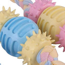 Double Knot Rope Spike Ball Dog Toy