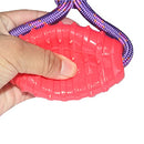 Rubber Rugby Spike Ball Rope Toy For Dog