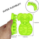 Silicone Dog Grooming Brush for Pet Massage & Care