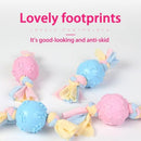 Chew Ball With Rope Knot For Dogs