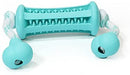 Interactive Rubber Treat Toothbrush Toy With  Rope For Dogs