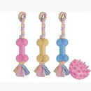 Non-Toxic Rubber and Cotton Chew Toy for Dogs