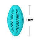 Durable Rubber Feeder Ball with Cotton Rope for Dogs