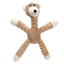 Brown Plush Bear Toy with Squeaker for  Dogs and Cats