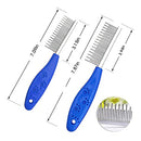 Pet Hair Detangling Comb - Gentle Brush for Dogs, Cats, and More