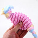 Durable Rubber Chew Toy with Rope for Dogs & Puppies