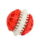 Dog Tooth Cleaning Rubber Toy with Food Dispensing Feature