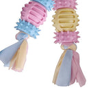 Double Knot Rope Spike Ball Dog Toy