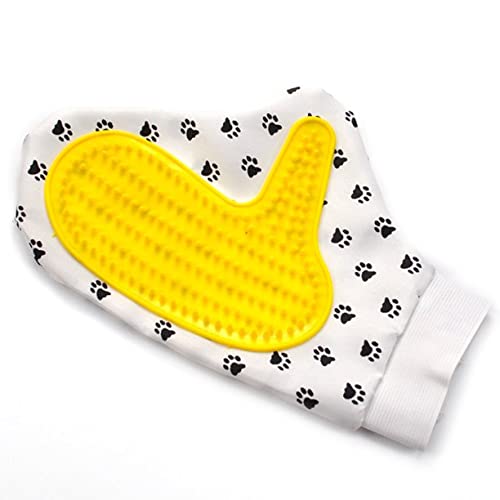 Emily Pets Pet Grooming Gloves, Pet Hair Remover Mitt, For Pets (Yellow,Blue)