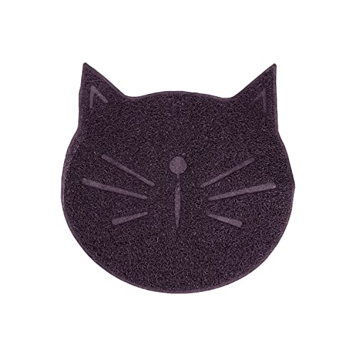 Emily Pets Cats Litter Mat Non Slip Litter Tracking Mat Traps Litter from Box For Pets (Color: Sky Blue,Chocolate,Pink,Green,Being)(Size:38 X 38 cm)