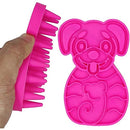 Silicone Dog Grooming Brush for Pet Massage & Care