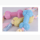 Non-Toxic Rubber and Cotton Chew Toy for Dogs
