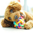 Rainbow Rubber Ball For Dogs