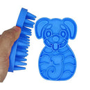 Silicone Dog Grooming Brush for Pet Massage & Care