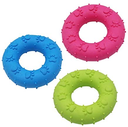 Natural Rubber Colorful Toy for Puppy-Small
