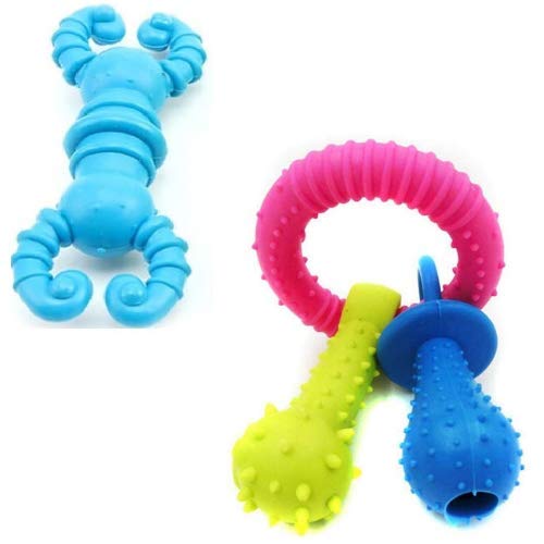 Chewing TPR Rubber Puppy Toys for Teeth Cleaning
