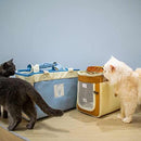 Clear Soft-Side Pet Carrier Collapsible Tote for Small Animals