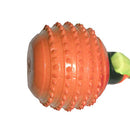 Rambo Ribbon Throwing Rubber Ball Toy For Dog