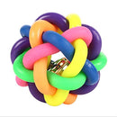 Rainbow Rubber Ball For Dogs