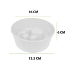 Premium Melamine & Stainless Steel Non-Slip Pet Bowl for Dogs
