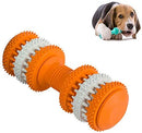 Rubber Molar Dog Toys Clean Dumbbell Teething Stick Bite Toys Pet Dog