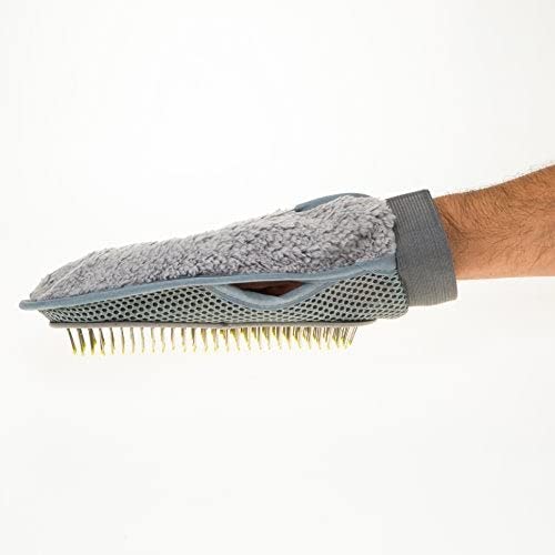 Emily Pets Grooming Hair Brush Glove with Soft Bristles for Pets