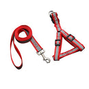 Nylon Strip Reflective Dog Harness With Leash