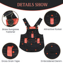 Embroidered Denim Dungaree for Dogs & Puppies