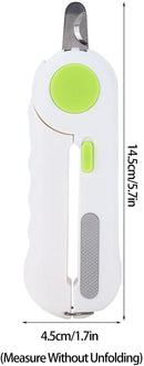 LED Pet Nail Clipper with Filer for Cats & Dogs