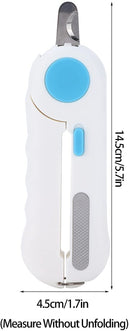 LED Pet Nail Clipper with Filer for Cats & Dogs