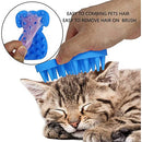 Silicone Dog Grooming Brush for Pet Massage & Care