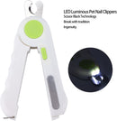 LED Pet Nail Clipper with Filer for Cats & Dogs