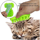 Silicone Dog Grooming Brush for Pet Massage & Care