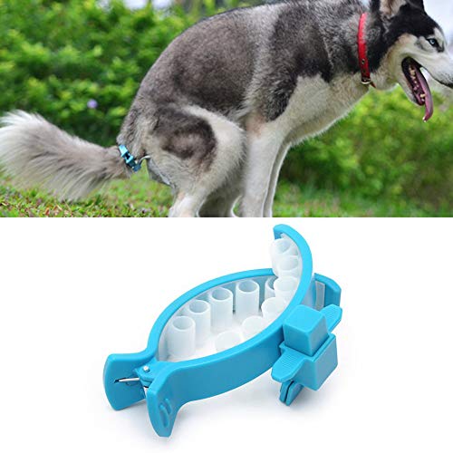 Dog Poop Collector Piqapoo Hands Free Silicone Clip Pooper Scooper Tail Holder Clamp with 20 Pcs Bags