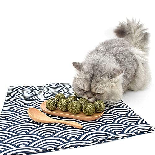 Emily Pets Catnip Ball Toy Cat Mint Ball Natural Catnip for Small Cat (Pack of 3)