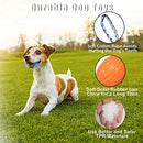 Rubber Rugby Spike Ball Rope Toy For Dog