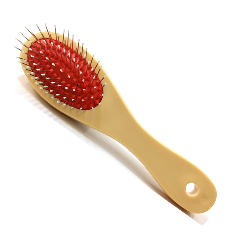 Double-Sided Pet Grooming Brush - 2 Sided Pin & Bristle Pet Slicker Brush Detangling Comb for Cats and Dogs