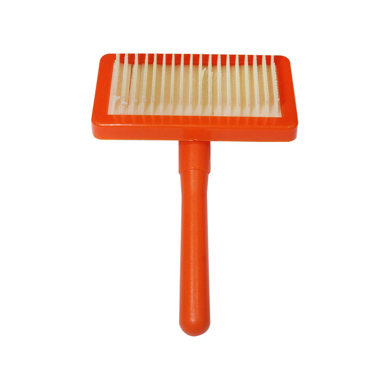 Emily Pets  Dog Plastic Slicker Brush for Dogs and Cats(Orange)Medium