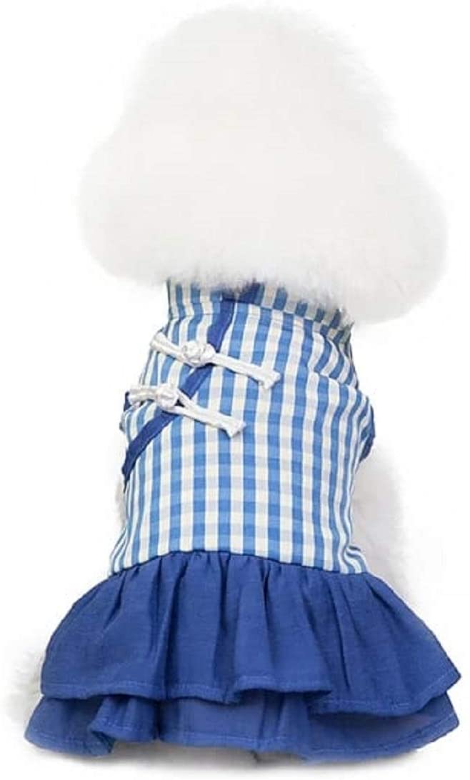 Lulala Frill Frock For Pets (Checked)
