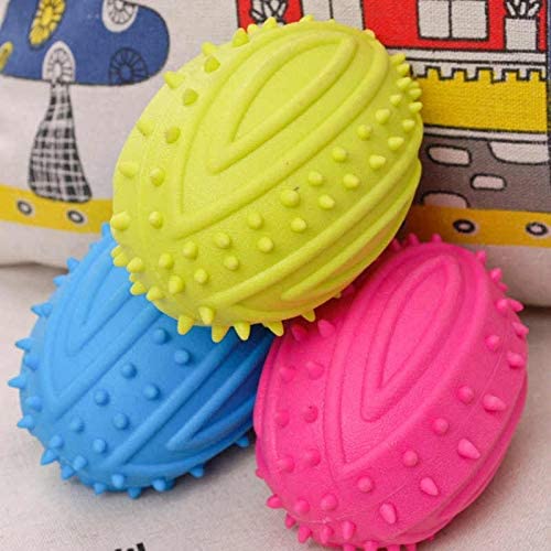 Emily Pets Rubber Spike Chewing & Playing Ball with Sound for Dog