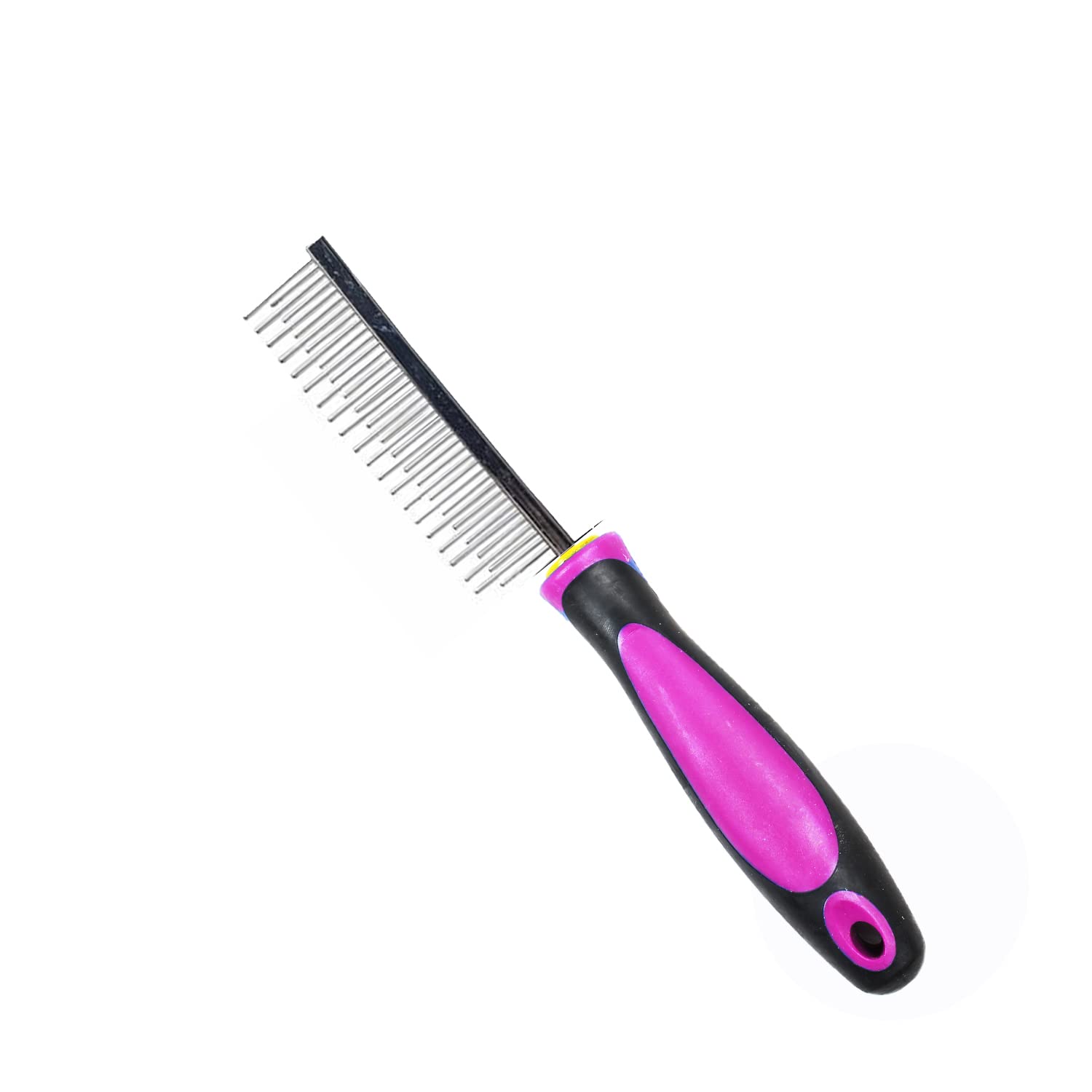 Pin Comb Dog Single-Sided Steel Teeth Pin Grooming Comb for Cats and Dogs (Large)