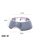 Colorful Melamine Dog Bowl with Non-Skid Silicone Base