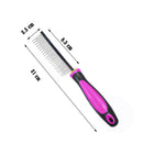 Single-Sided Steel Teeth Pin Grooming Comb for Cats and Dogs  (Large)