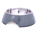 Colorful Melamine Dog Bowl with Non-Skid Silicone Base