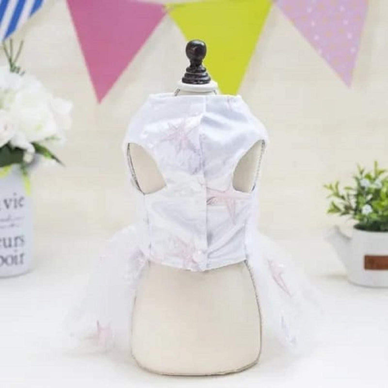 Lulala Dog Pet Flower Print Dress Adorable Tutu Dog Dresses