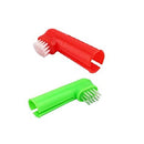 Dental Cleaning Toothbrush Set - 2 Finger Brushes (Multicolor)