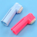 Dental Cleaning Toothbrush Set - 2 Finger Brushes (Multicolor)