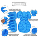 Silicone Dog Grooming Brush for Pet Massage & Care