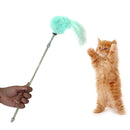 Modern Cat Wand Toy With Bell & Tassel Fun Cat Toy
